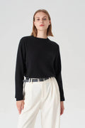 Crewneck Cashmere Sweater Black