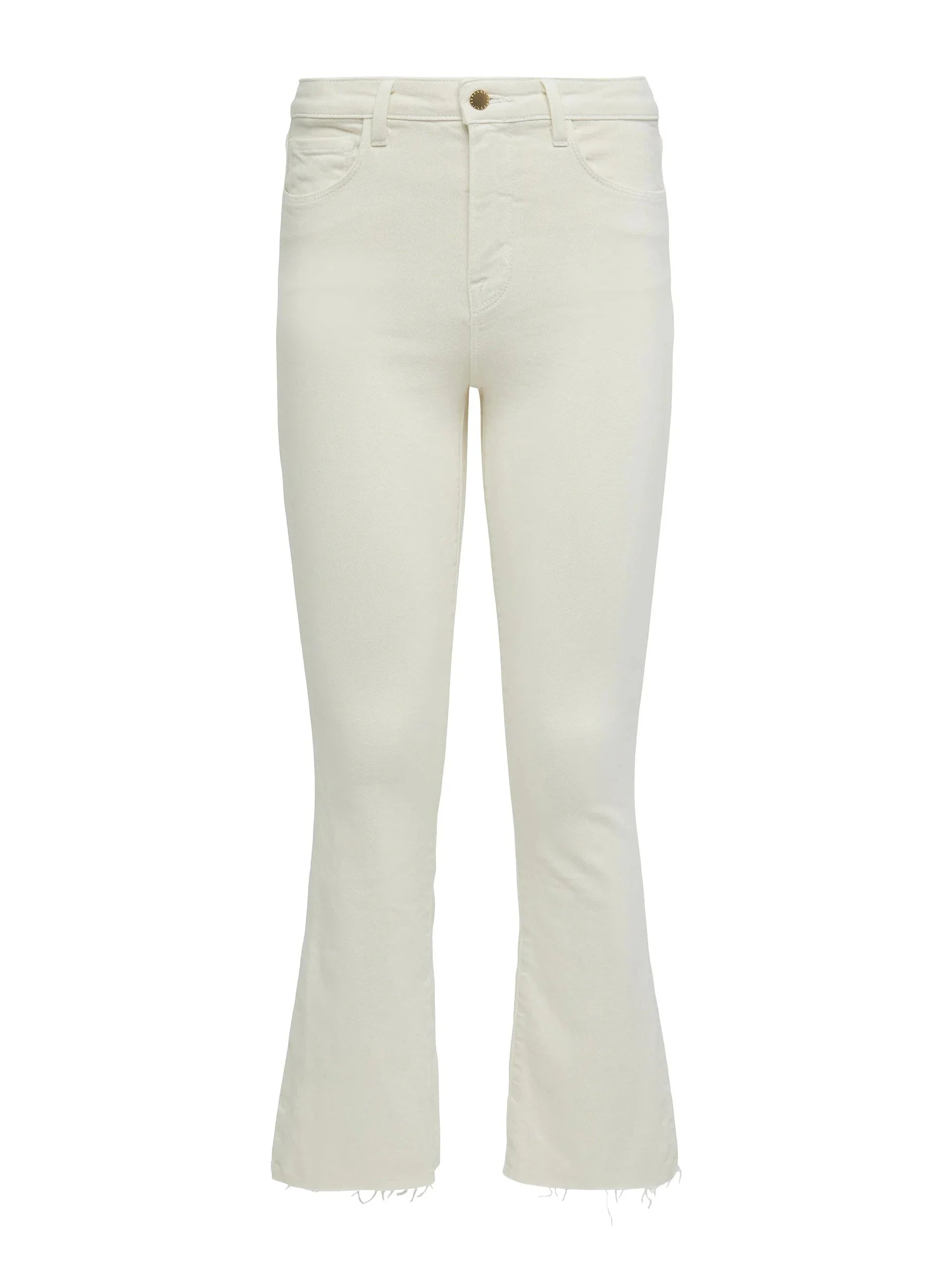 Kendra Crop Flare Vintage White