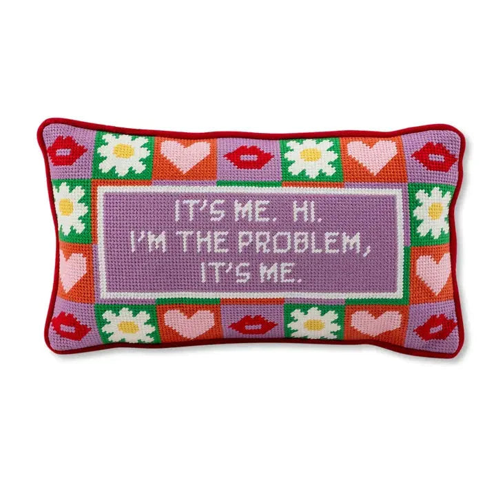 It's Me Needlepoint Pillow