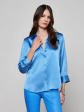 Dani Silk Blouse Regatta Blue