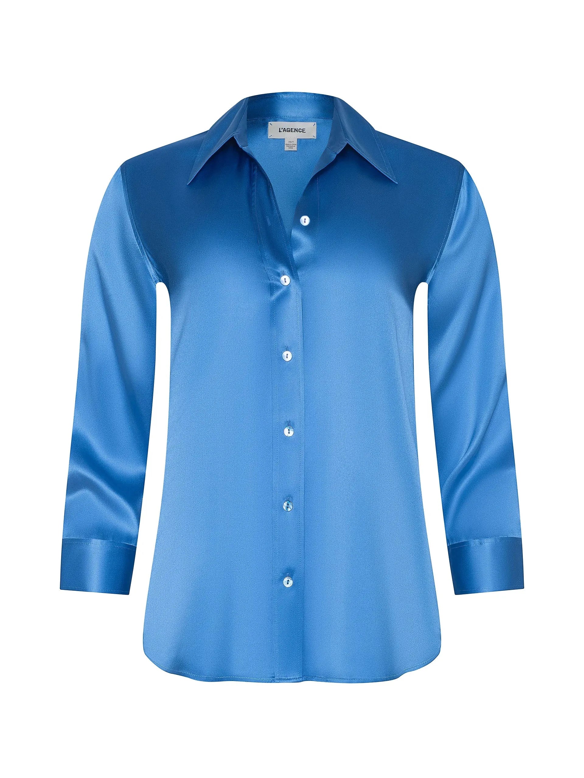 Dani Silk Blouse Regatta Blue