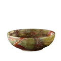 12" Green Onyx Decorative Bowl