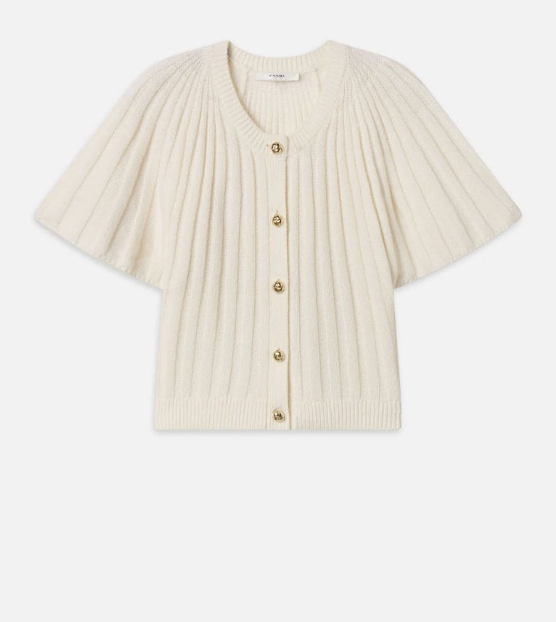 The Flutter Cardigan in Cream