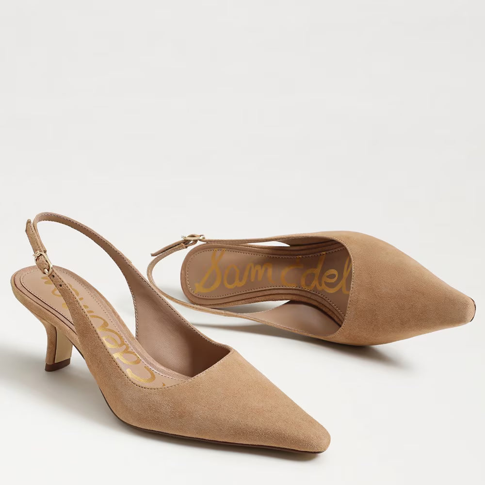 Bianka Slingback Pump Cypress Tan Suede