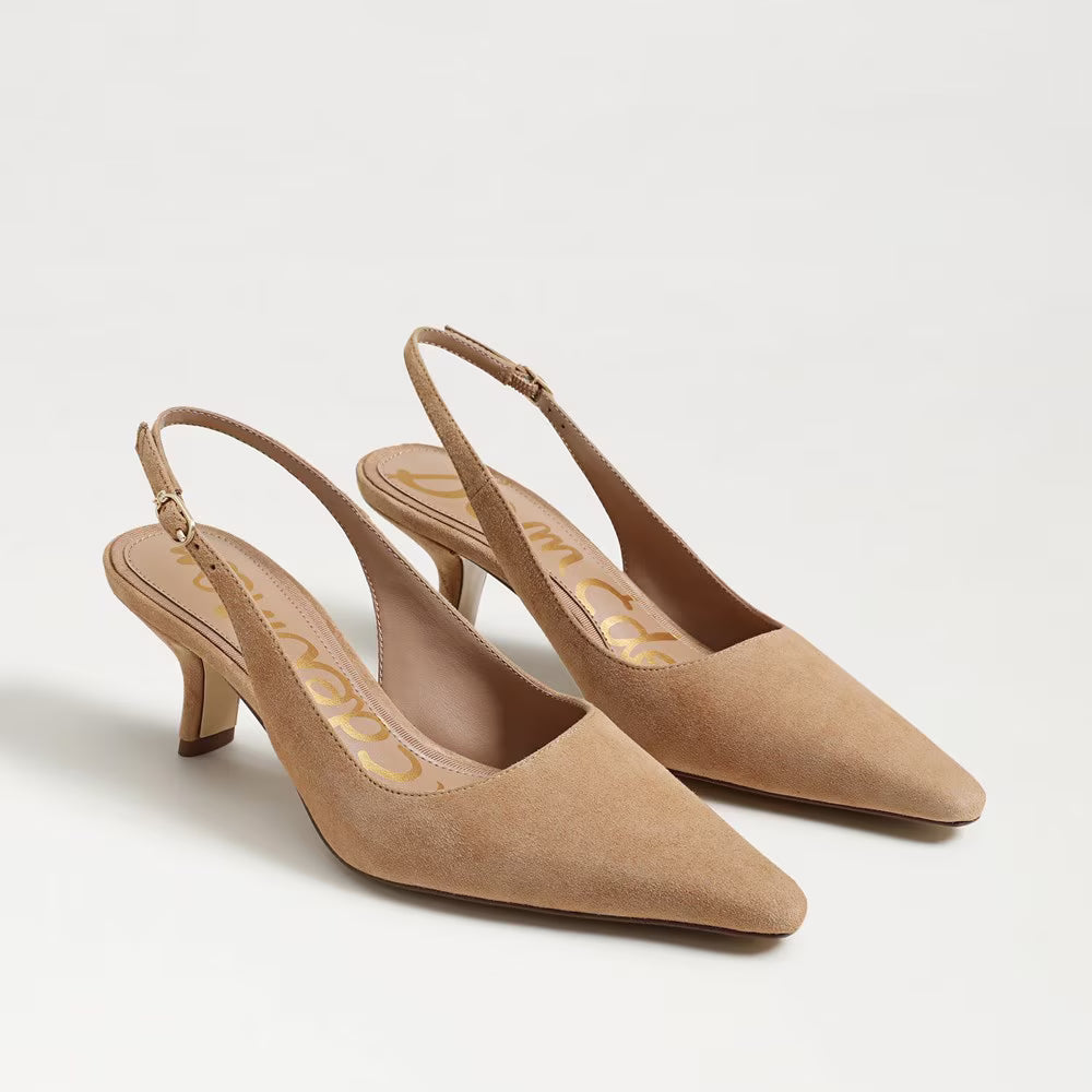 Bianka Slingback Pump Cypress Tan Suede
