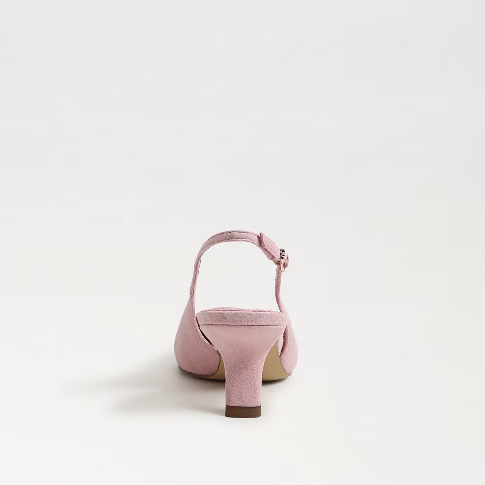 Bianka Slingback Pump Primrose Pink Suede