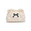 Fluffette Cosmetic Pouch Cream Black