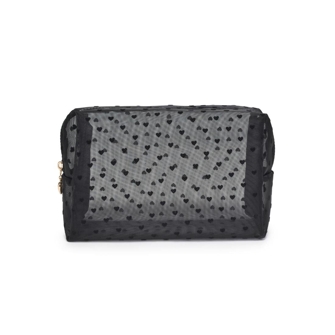 See Through Cosmetic Pouch Black